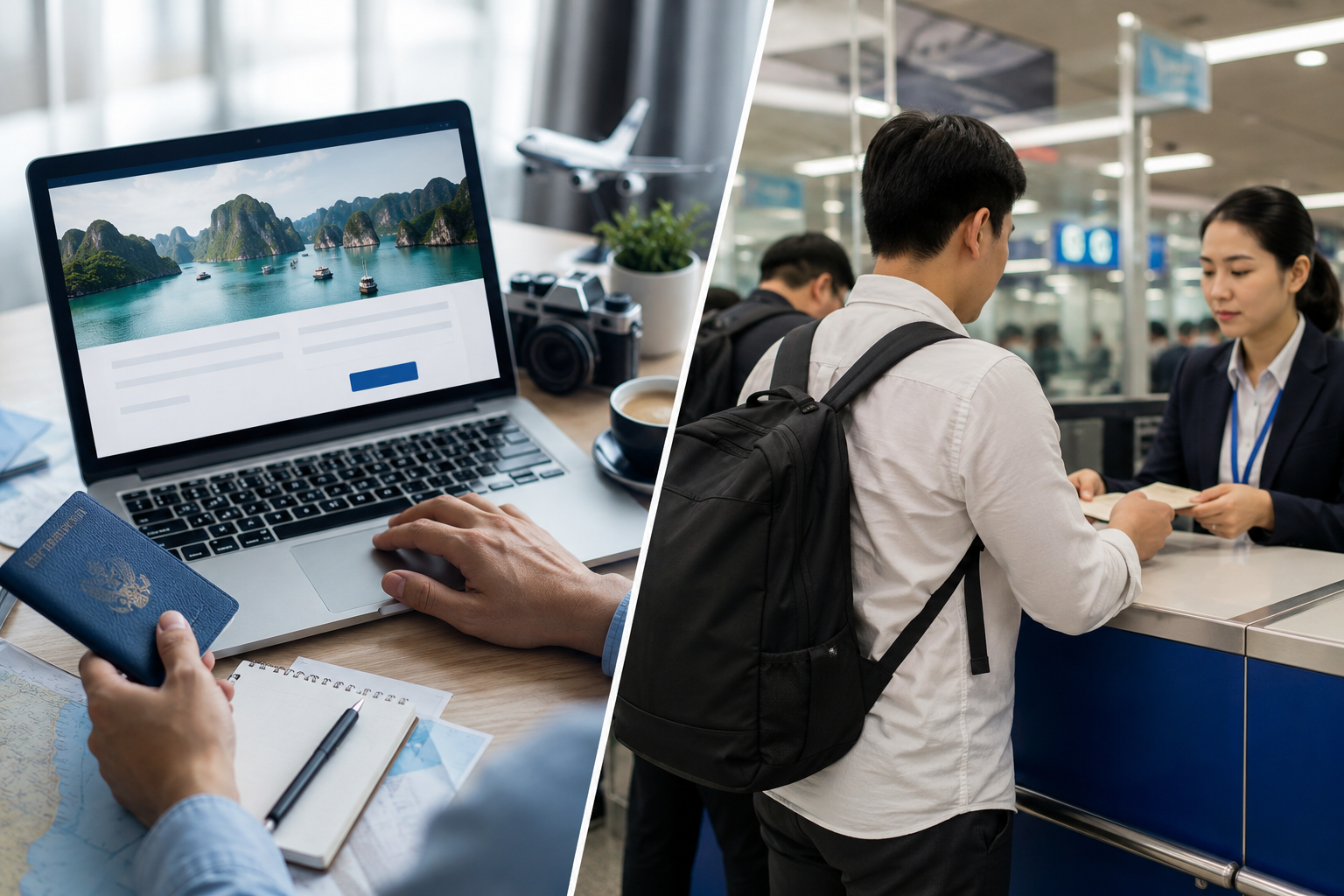 Compare Vietnam eVisa and visa on arrival